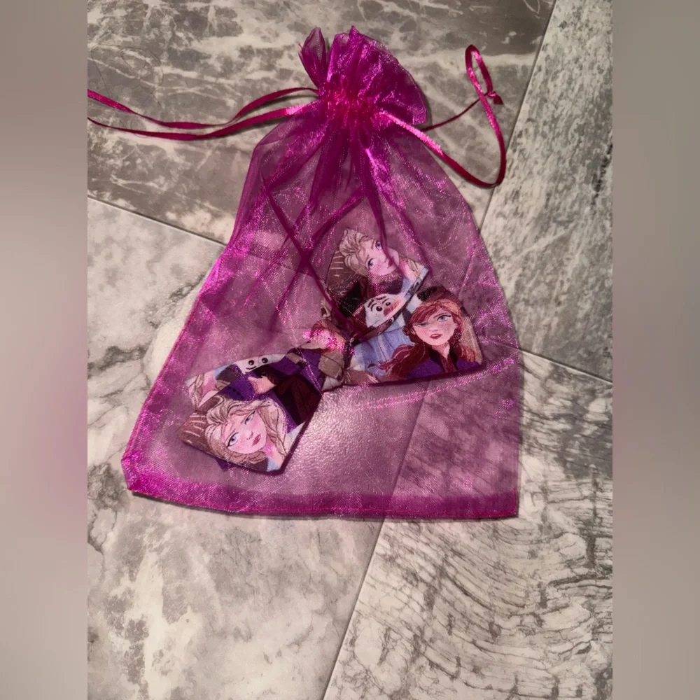 Handmade Disney Frozen Girls Hair Bow Elsa Anna Olaf Fabric Clip